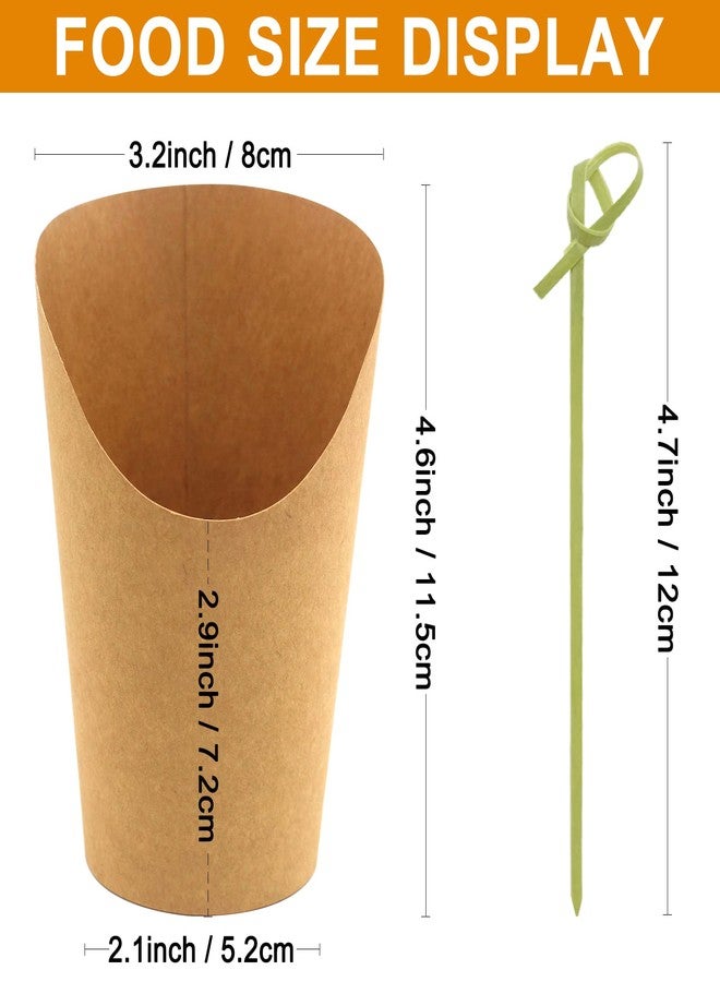 BLUETOP BLUE TOP [30 cups+100 food kimchi value set with bamboo knot kimchi cooked food cup, 12 ounce cowhide paper cup, and 4.7-inch bamboo knot kimchi set, perfect for appetizers - Image 2